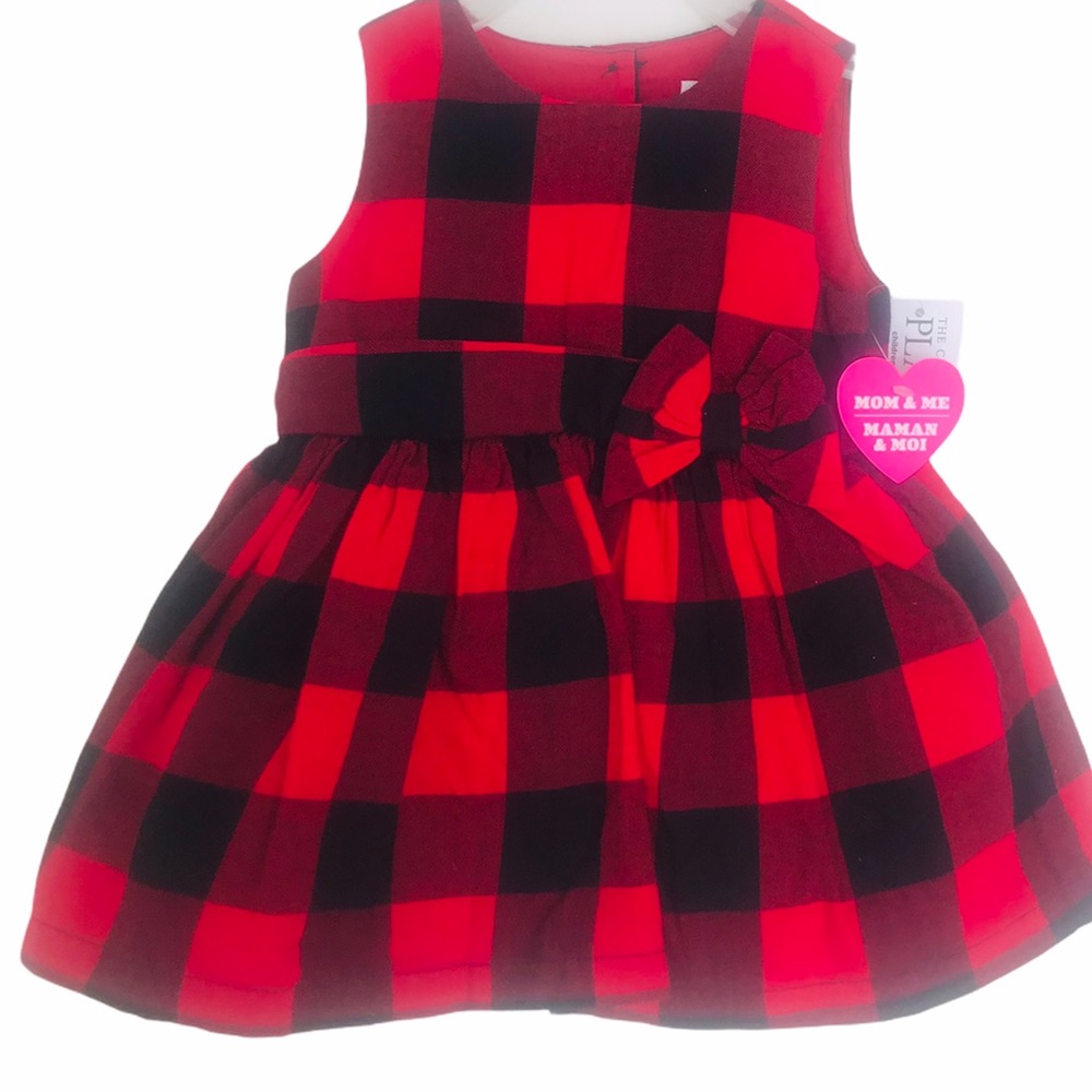 CHILDREN’S PLACE | Red & Black Flannel Dress NWT